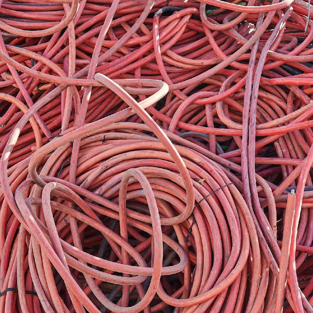 Cable Aluminio PVC rojo
